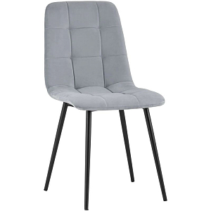Стул NANCY S-2 Chair Серый Велюр