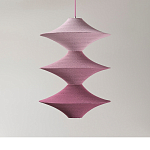 Подвесной вязаный розовый светильник «Звезда Востока 03» варинант исполнения - 4 | Loft Concept в Перми