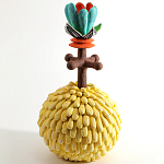 Статуэтка тропический фрукт Pandora Tropical Fruit Yellow Emerald Flower варинант исполнения - 1 | Loft Concept в Перми