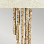 Бра с белым абажуром и элементами в виде натуральных веток Hinkley варинант исполнения - 3 | Loft Concept в Перми