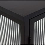 Сервант двухдверный с рифленым стеклом The Keeper варинант исполнения - 3 | Loft Concept в Перми