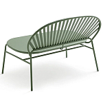 Зелёная скамья из стали Goodwin Metal Bench Green варинант исполнения - 10 | Loft Concept в Перми