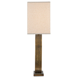 Настольная лампа с корпусом в форме кольца и прямоугольным абажуром French Ring варинант исполнения - 4 | Loft Concept в Перми