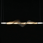 Люстра подвесная линейная Adilin Сhromium варинант исполнения - 1 | Loft Concept в Перми