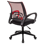 Офисное кресло с основанием из черного пластика Desk chairs Red варинант исполнения - 4 | Loft Concept в Перми