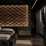 Гипсовая 3D панель с принтографией PM-108 варинант исполнения - 4 | Loft Concept в Перми