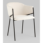 Стул Brace букле белый варинант исполнения - 1 | Loft Concept в Перми