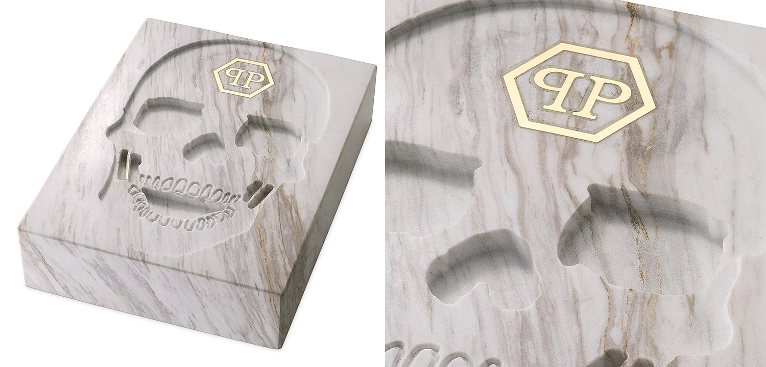 Статуэтка Philipp Plein Marble Skull book Статуэтка Philipp Plein Marble Skull book - Loft-Concept в Перми