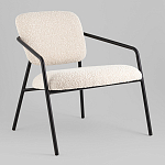 Кресло лаунж Rooney букле белый варинант исполнения - 1 | Loft Concept в Перми