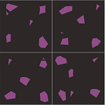 Плитка с узором Осколки варинант исполнения - 3 | Loft Concept в Перми