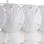 Люстра овальной формы с белыми подвесными элементами White Natural Lines варинант исполнения - 2 | Loft Concept в Перми