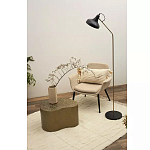 Торшер с плафоном в форме купола в сочетании черного и золотистого цвета Minimalist Execution варинант исполнения - 4 | Loft Concept в Перми