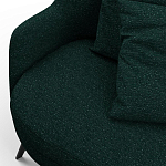 Мебельная ткань Шенилл темно-зеленый цвет 138 см T4-36 варинант исполнения - 12 | Loft Concept в Перми