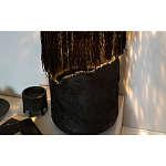 Напольная лампа черная с текстильными элементами "ЯРВИ" варинант исполнения - 7 | Loft Concept в Перми