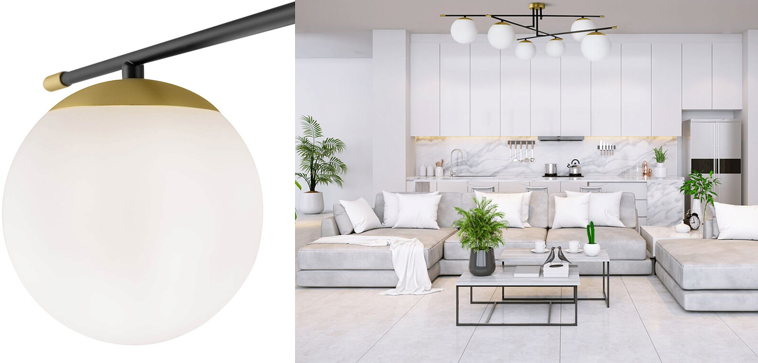Потолочный светильник Spike Balls Hanging Lamp Потолочный светильник Spike Balls Hanging Lamp - Loft-Concept в Перми