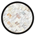 Бра в форме диска с перламутровыми прямоугольниками из морской ракушки Touch of Marine Charm варинант исполнения - 6 | Loft Concept в Перми