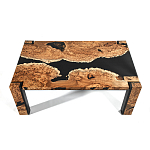 Кофейный Стол River in Autumn Elm Resin Coffee Table варинант исполнения - 2 | Loft Concept в Перми