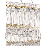 Люстра подвесная круглая из прозрачного хрусталя с золотым корпусом Selfsufficient варинант исполнения - 8 | Loft Concept в Перми