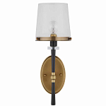 Бра настенное с прозрачным стеклянным абажуром Simple Pure Form варинант исполнения - 3 | Loft Concept в Перми