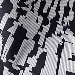 Мебельная ткань Жаккард черно-белый принт 145 см T2-126 варинант исполнения - 3 | Loft Concept в Перми