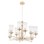 Люстра с 9-ю цилиндрическими стеклянными плафонами Jeanette варинант исполнения - 1 | Loft Concept в Перми