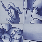 Плитка с рисунком Первый сон варинант исполнения - 3 | Loft Concept в Перми