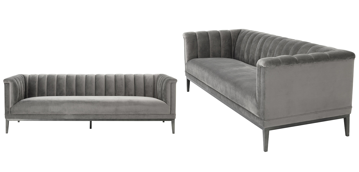 Диван Eichholtz Sofa Raffles grey Диван Eichholtz Sofa Raffles grey - Loft-Concept в Перми