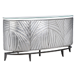 Комод фактурный серебристый с дверцами Silver Chest of Drawers варинант исполнения - 1 | Loft Concept в Перми