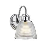 Бра с прозрачным рифленым плафоном в форме колокола Quoizel варинант исполнения - 1 | Loft Concept в Перми