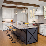 Подвесной светильник с прозрачным коническим стеклянным плафоном в современном стиле Feiss варинант исполнения - 3 | Loft Concept в Перми