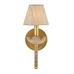 Бра из кованого железа с отделкой плетеной веревкой и сусальным золотом Parisian Style варинант исполнения - 4 | Loft Concept в Перми