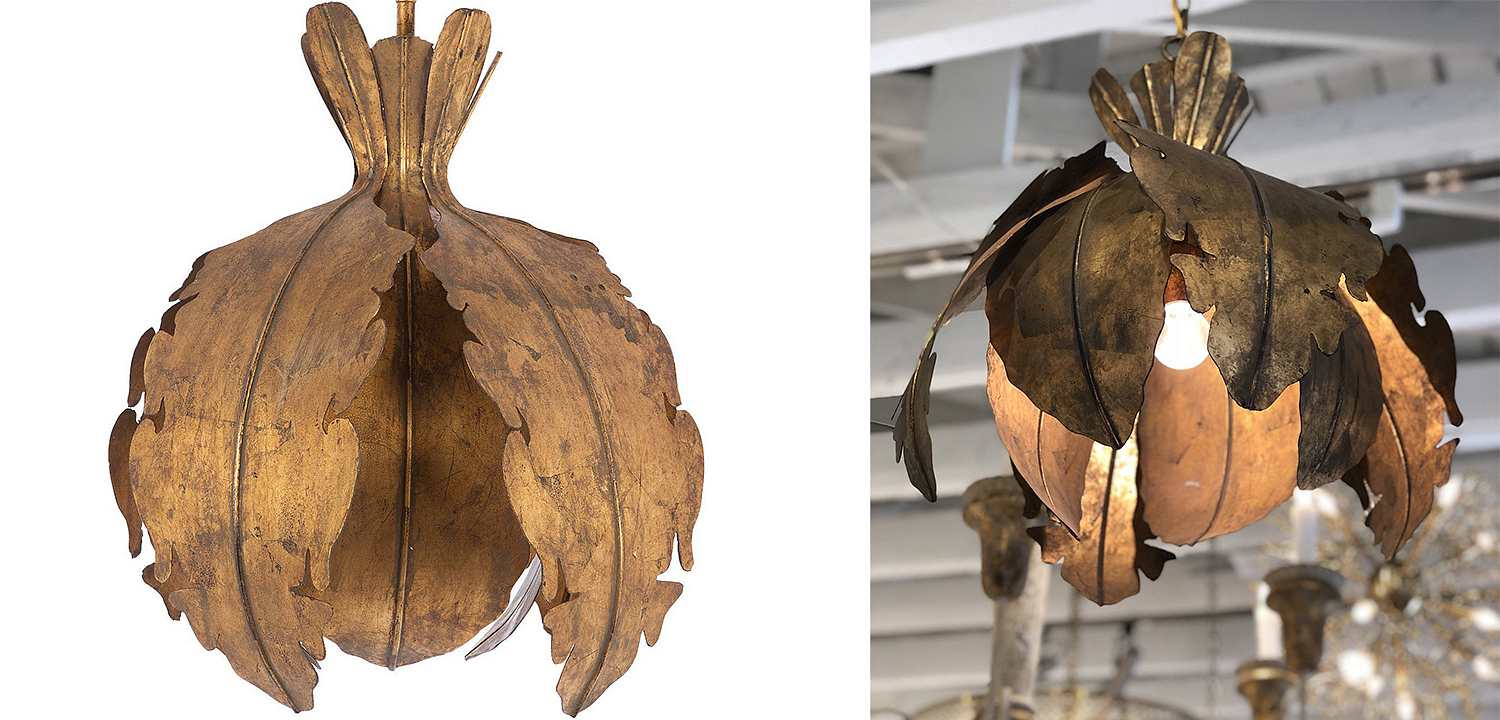 Подвесной светильник Tropical Leaves Hanging lamp Подвесной светильник Tropical Leaves Hanging lamp - Loft-Concept в Перми