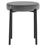 Табурет с мягким круглым сиденьем RIO Grey варинант исполнения - 2 | Loft Concept в Перми