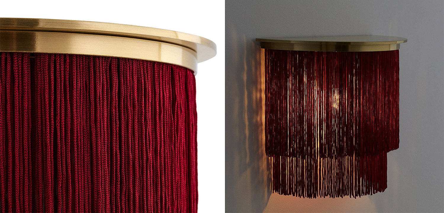 Бра Houtique Sconce Burgundy Бра Houtique Sconce Burgundy - Loft-Concept в Перми