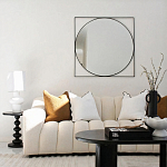 Зеркало в черной металлической раме Urban Style Mirror варинант исполнения - 4 | Loft Concept в Перми