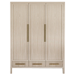 Большой Шкаф Primo Светлый дуб с 3 дверьми и 3 выдвижными ящиками варинант исполнения - 7 | Loft Concept в Перми