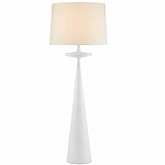 Торшер белый с фигурным каркасом Bleached Element варинант исполнения - 1 | Loft Concept в Перми