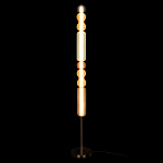 Торшер с разноцветными стеклянными цилиндрами и шарами Eclecticism  варинант исполнения - 1 | Loft Concept в Перми