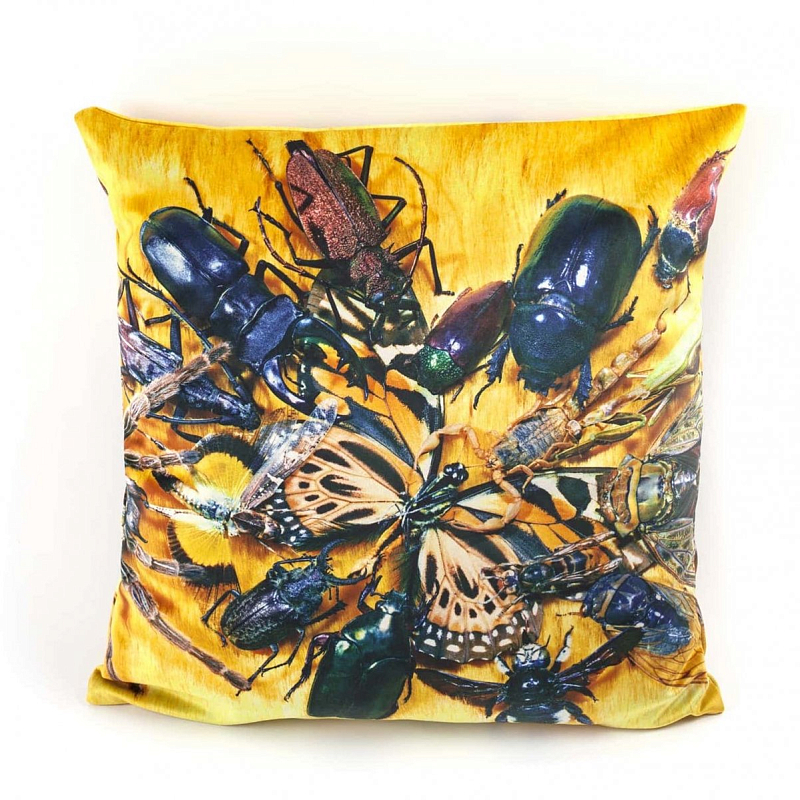 Подушка Seletti Cushion Insects Toiletpaper Желтый Подушка Seletti Cushion Insects Toiletpaper Желтый в Перми | Loft Concept