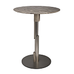 Стол барный круглый высокий с полосатым узором Zebroids варинант исполнения - 1 | Loft Concept в Перми