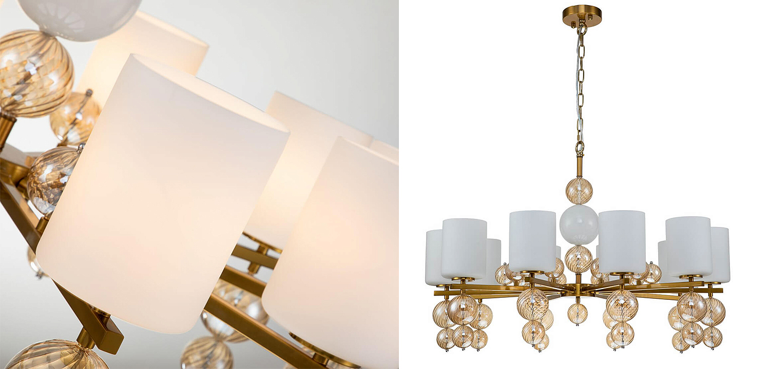 Люстра Blown Glass Balloons Chandelier 10 Люстра Blown Glass Balloons Chandelier 10 - Loft-Concept в Перми