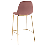 Барный стул на золотистых ножках VENDRAMIN Pink варинант исполнения - 4 | Loft Concept в Перми