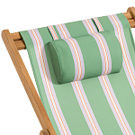 Шезлонг из акации и ткани Venezuela варинант исполнения - 8 | Loft Concept в Перми