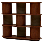 Стеллаж Zacharie Brown Wood Rack варинант исполнения - 1 | Loft Concept в Перми