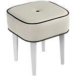 Квадратный мягкий пуф на белых ножках Winton Pouf Square варинант исполнения - 21 | Loft Concept в Перми