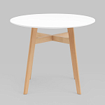 Обеденный стол с белой столешницей ELUNED FURNITURE варинант исполнения - 2 | Loft Concept в Перми