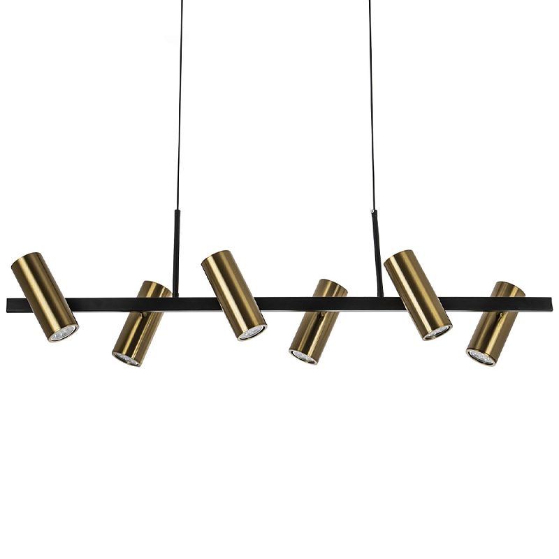 Линейный светильник Daviau Linear Light 6 Черный Латунь Линейный светильник Daviau Linear Light 6 Черный Латунь в Перми | Loft Concept