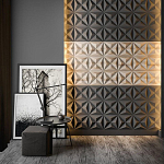 Гипсовая 3D панель с принтографией PM-101 варинант исполнения - 2 | Loft Concept в Перми