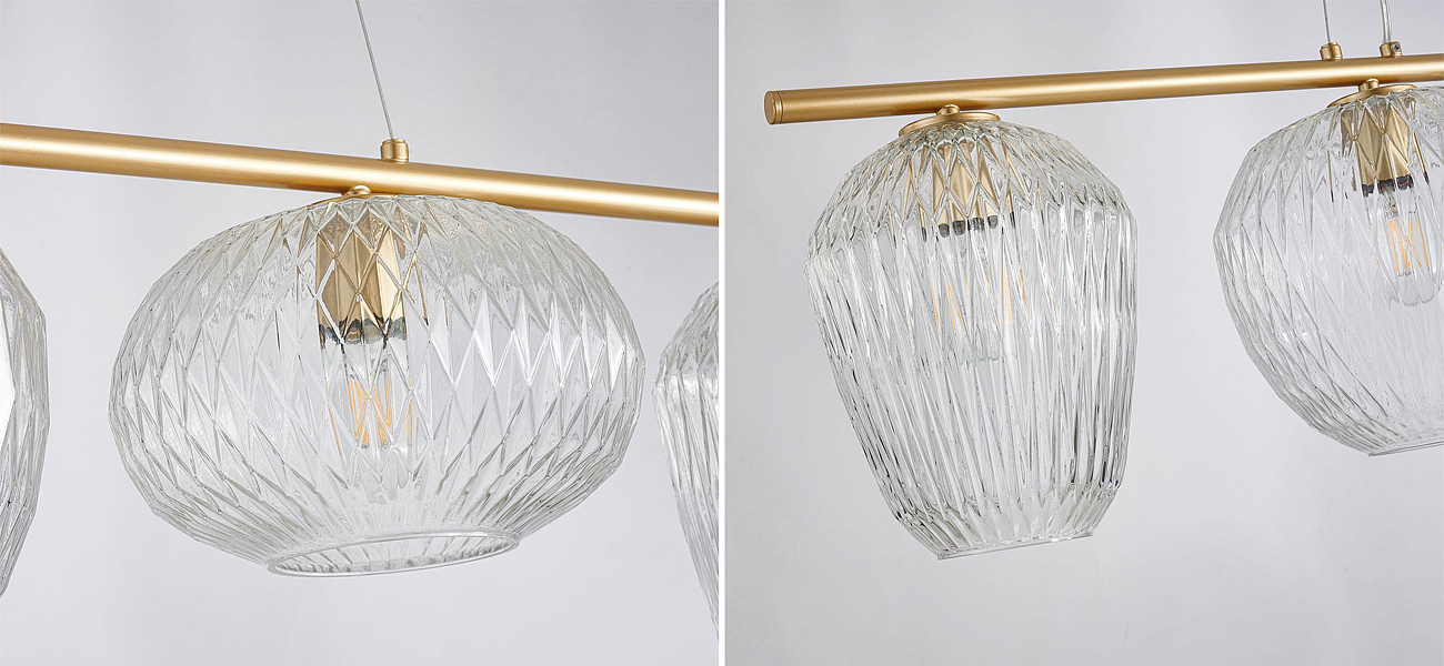 Люстра Foscarini c Прозрачными Плафонами Люстра Foscarini c Прозрачными Плафонами - Loft-Concept в Перми