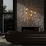 Гипсовая 3D панель с принтографией PM-47 варинант исполнения - 1 | Loft Concept в Перми